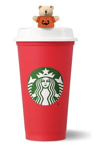 ®️ Reusable Halloween Bearista Bardak Tıkacı - 11154788