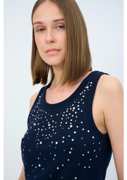 Taşlı Kaşkorse Atlet Lacivert 10245532000 fiyatları