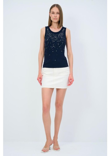 Taşlı Kaşkorse Atlet Lacivert 10245532000 modelleri