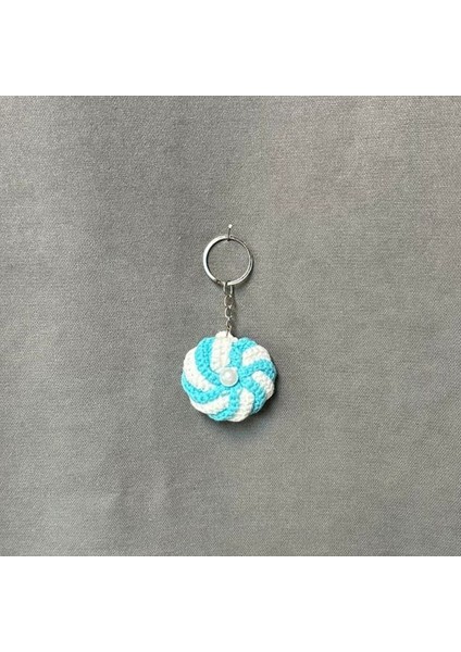 7203 El Yapımı Örgü Çarkıfelek Model Anahtarlık / 5 x 5 cm fiyatları