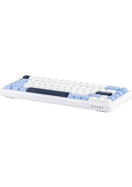 AK680 Max Blue White Front Printed Magnetic Rice Manyetik Switch Rgb Hotswap Mekanik Gaming Klavye indirimleri