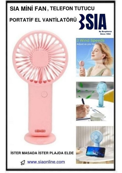 Mini Fan,telefon Tutucu,portatif El Vantilatörü Beyaz 9,3X19CM indirimleri