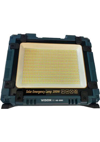 WS-5580 Güneş Enerjili Projektör Aydınlatma 200 Watt fiyatları