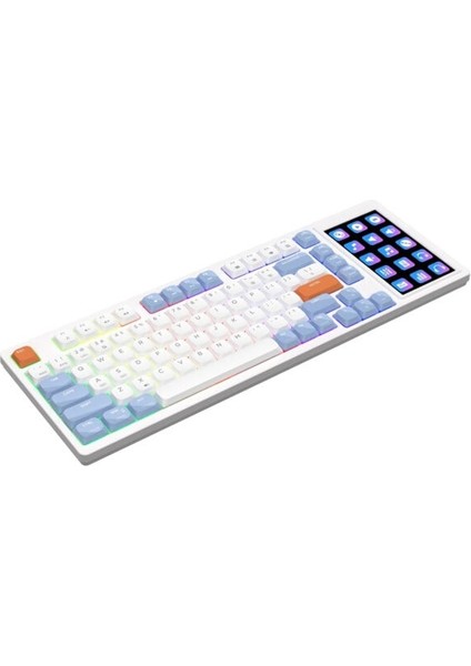 AKP815 Blue White Orange Huannuo Short Tea Switch Rgb Mekanik Gaming Klavye modelleri