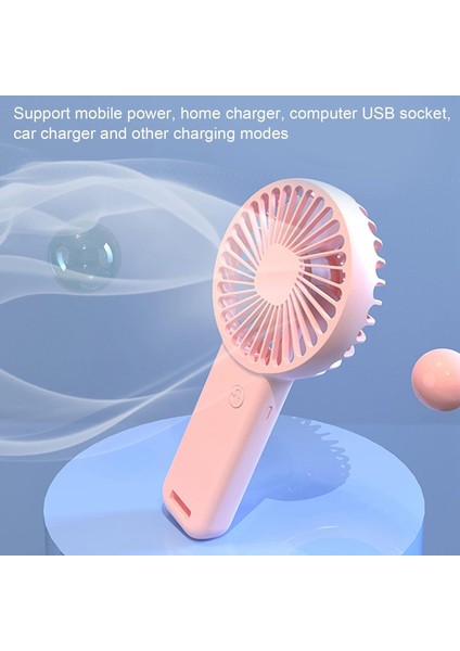 Mini Fan,telefon Tutucu,portatif El Vantilatörü Pembe 9,3X19CM modelleri