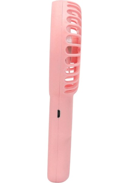 Mini Fan,telefon Tutucu,portatif El Vantilatörü Pembe 9,3X19CM
