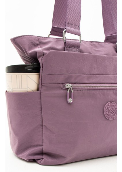 Kadın Çok Gözlü Kullanışlı Suya Dayanıklı Saten Kumaş El ve Omuz Çantası modelleri