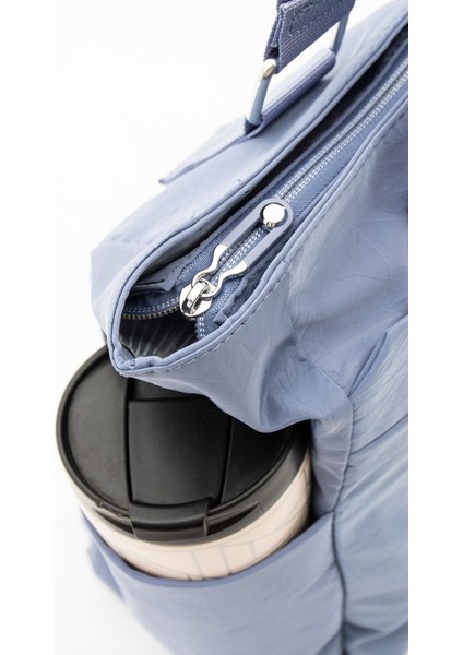 Kadın Çok Gözlü Kullanışlı Suya Dayanıklı Saten Kumaş Çapraz Askılı El ve Omuz Çantası indirimleri