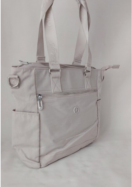 NS2315 Model Nas Bag Bej Renk Kadın Omuz Çantası modelleri