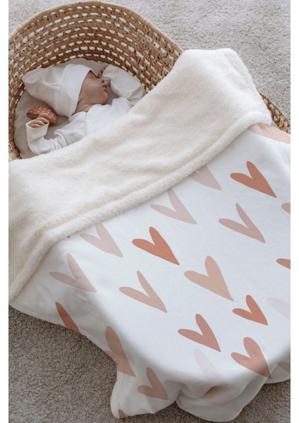 Peluş Çift Yüz Battaniye - Mavi Yıldız ve Gökkuşağı fiyatları