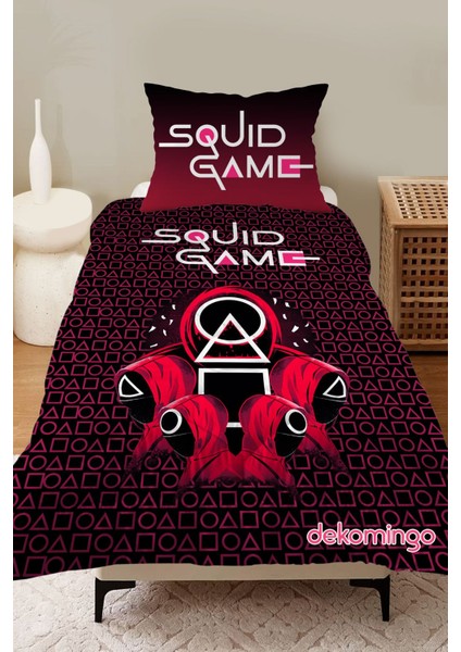 Squıd Game Bebek ve Çocuk Odası Kapitone Yorgan