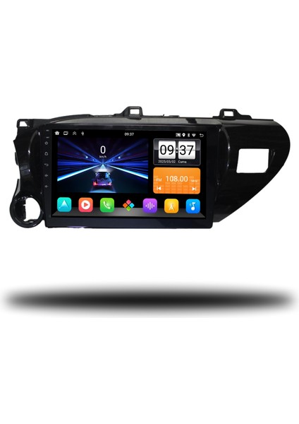 Toyota Hilux 2016-2021 Uyumlu 8-128 GB Multimedya Carplay