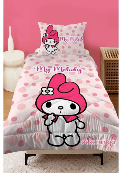 My Melody Desenli Bebek ve Çocuk Odası Kapitone Yorgan