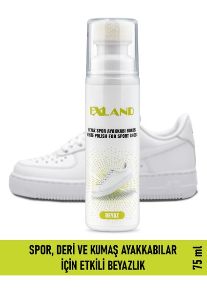 Beyaz Ayakkabı Boyası – Deri, Spor, Kumaş Ayakkabı ve Sneaker Yenileme – Ayakkabı Beyazlatıcı Boya