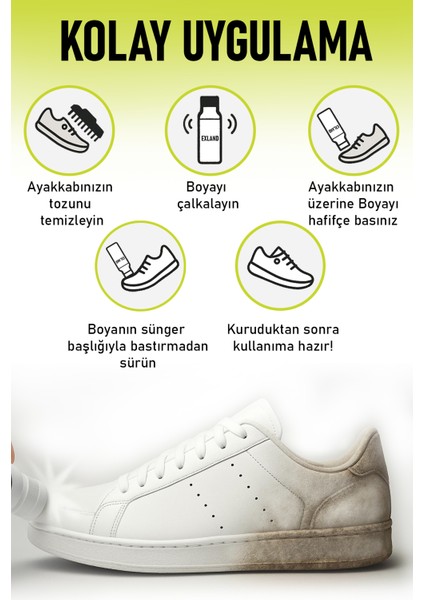 Beyaz Ayakkabı Boyası – Deri, Spor, Kumaş Ayakkabı ve Sneaker Yenileme – Ayakkabı Beyazlatıcı Boya modelleri