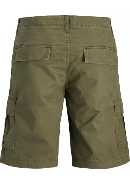 Jack&jones Cole Mateo Cargo Mid Erkek Haki Şort