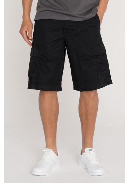 Jack&jones Cole Mateo Cargo Mid Erkek Siyah Şort