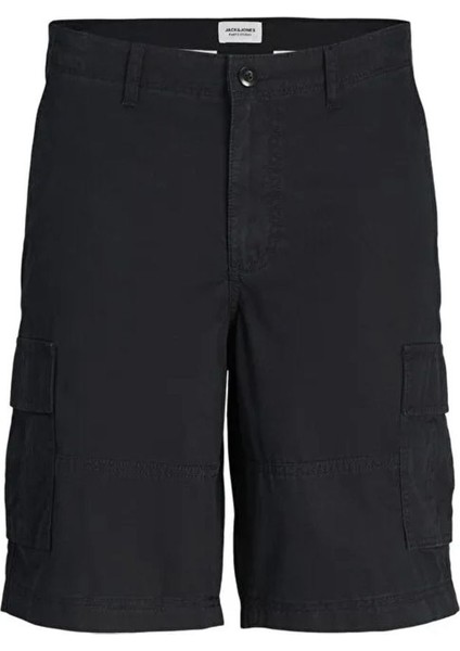 Jack&jones Cole Mateo Cargo Mid Erkek Siyah Şort
