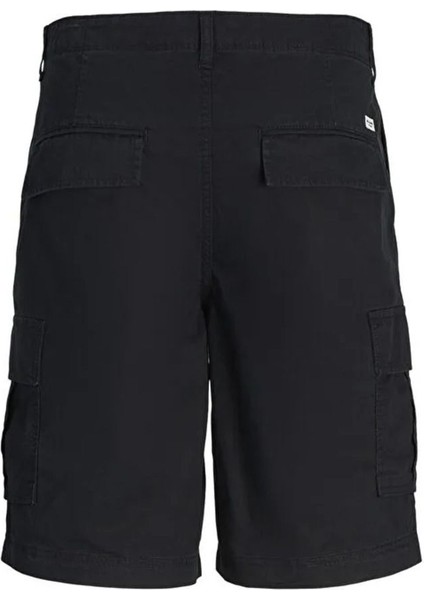 Jack&jones Cole Mateo Cargo Mid Erkek Siyah Şort