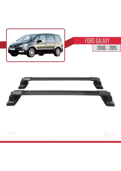 Ford Galaxy (Mk3) 2006-2015 Arası ile Uyumlu Ace-3 Ara Atkı Tavan Barı Siyah 2 Adet fırsatları