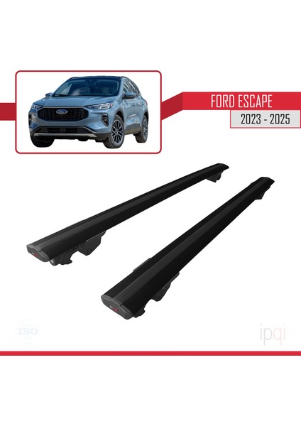 Ford Escape 2023-2025 Arası ile Uyumlu Hook Model Ara Atkı Tavan Barı Siyah 2 Adet fırsatları