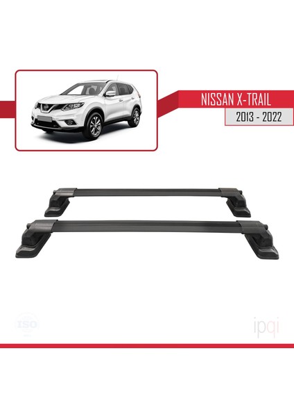 Nissan X-Trail 2013-2022 Arası ile Uyumlu Ace-3 Ara Atkı Tavan Barı Siyah 2 Adet fırsatları