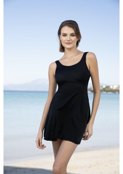 2544-100 Kadın Elbise Askılı Mayo