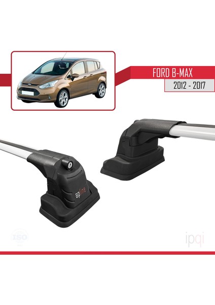 Ford B-Max (B232) 2012-2017 Arası ile Uyumlu Ace-3 Ara Atkı Tavan Barı Gri 2 Adet modelleri