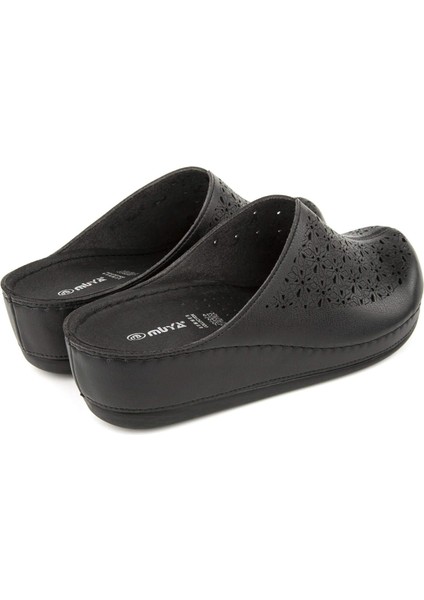 Ella 31137 Anatomik Kadın Terlik Siyah
