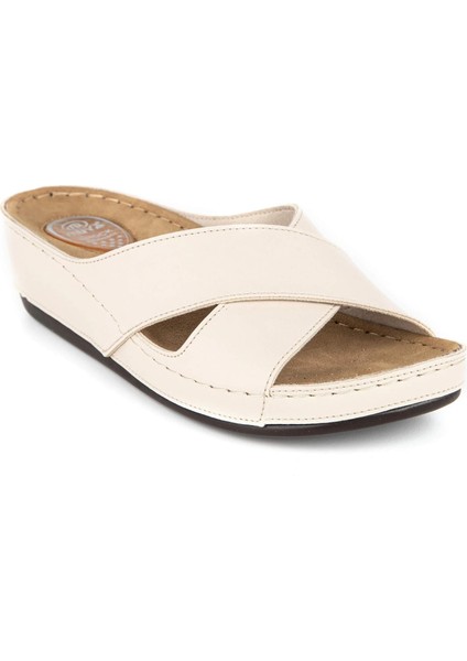 Byblos 32256 Anatomik Topuk Dik. Kadın Terlik Bej indirimleri