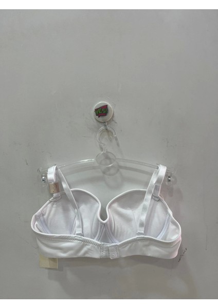 Kadın Straplez Dolgulu Mikro Kumaş Beyaz Sütyen - 1110 fiyatları