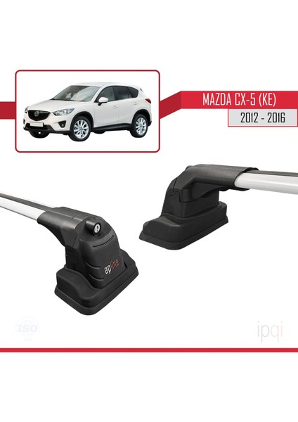 Mazda Cx-5 (Ke) 2012-2016 Arası ile Uyumlu Ace-3 Ara Atkı Tavan Barı Gri 2 Adet modelleri