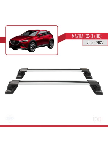 Mazda Cx-3 (Dk) 2015-2022 Arası ile Uyumlu Ace-3 Ara Atkı Tavan Barı Gri 2 Adet fırsatları
