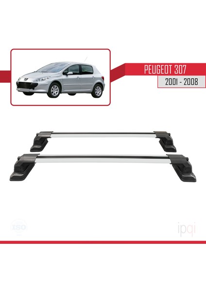 Peugeot 307 2001-2008 Arası ile Uyumlu Ace-3 Ara Atkı Tavan Barı Gri 2 Adet fırsatları