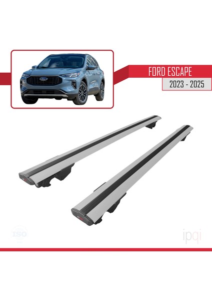 Ford Escape 2023-2025 Arası ile Uyumlu Hook Model Ara Atkı Tavan Barı Gri 2 Adet fırsatları