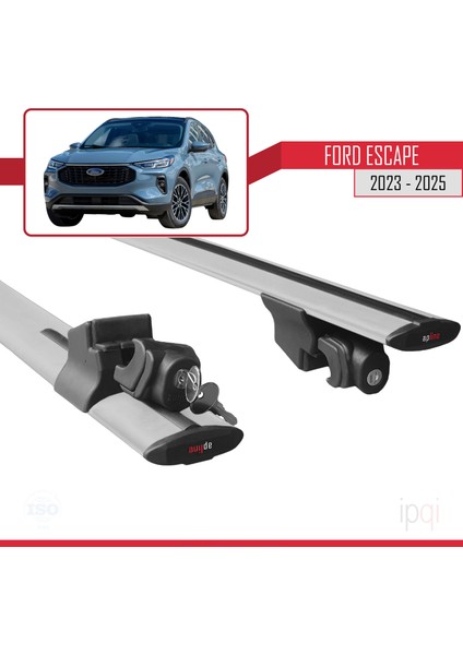 Ford Escape 2023-2025 Arası ile Uyumlu Hook Model Ara Atkı Tavan Barı Gri 2 Adet indirimleri