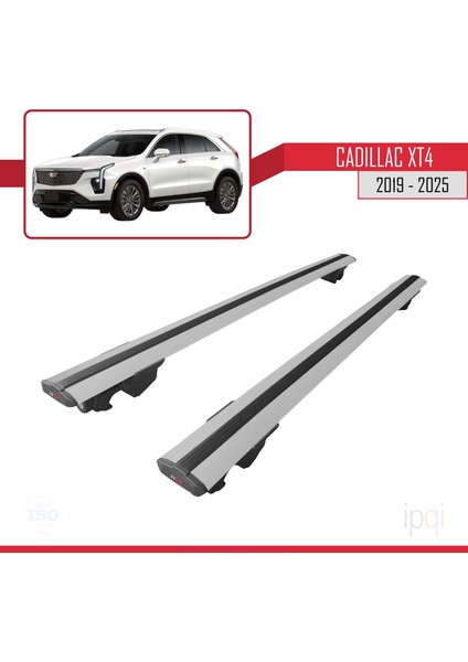 Cadillac Xt4 2019-2025 Arası ile Uyumlu Hook Model Ara Atkı Tavan Barı Gri 2 Adet fırsatları