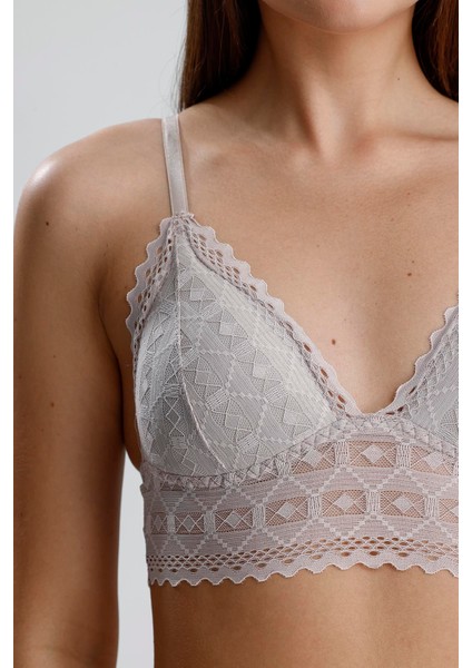 Dantel Detay Bralet Takım | Vizon 282 modelleri