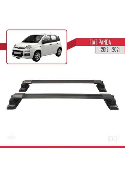 Fiat Panda (319) 2012-2021 Arası ile Uyumlu Ace-3 Ara Atkı Tavan Barı Siyah 2 Adet fırsatları