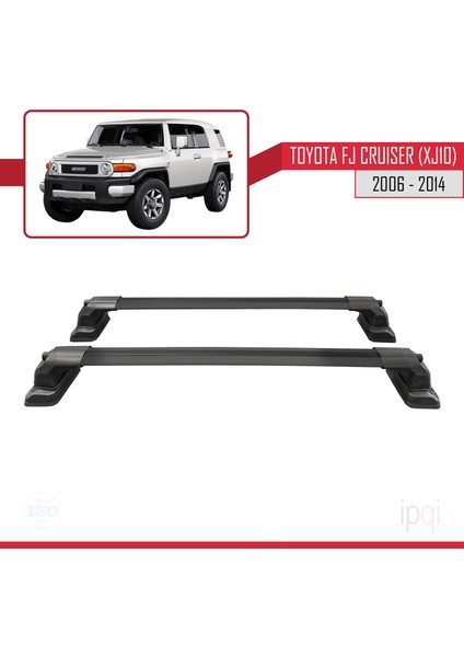 Toyota Fj Cruiser (XJ10) 2006-2014 Arası ile Uyumlu Ace-3 Ara Atkı Tavan Barı Siyah 2 Adet fırsatları