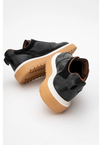 Deri Kalın Hafif Tabanlı Erkek Ayakkabı 21148 fırsatları