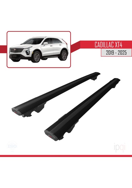 Cadillac Xt4 2019-2025 Arası ile Uyumlu Hook Model Ara Atkı Tavan Barı Siyah 2 Adet fırsatları