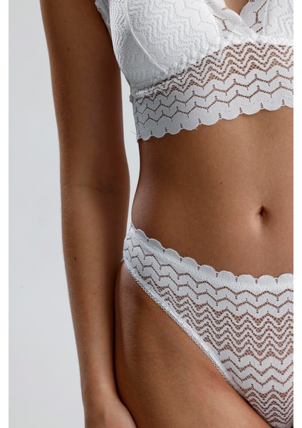 Dantelli Bralet Takım | Ekru 284 modelleri