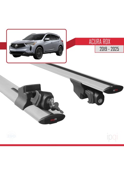 Acura Rdx 2019-2025 Arası ile Uyumlu Hook Model Ara Atkı Tavan Barı Gri 2 Adet indirimleri