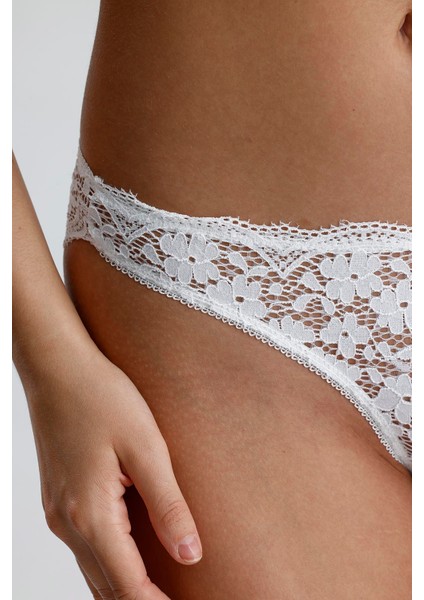 Dantel Detay Bralet Takım | Beyaz 281 modelleri