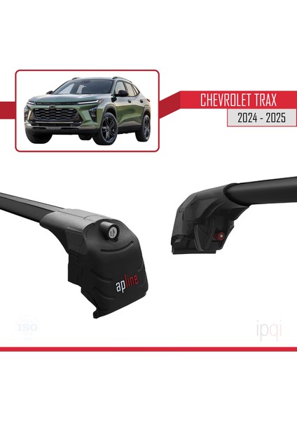 Chevrolet Trax 2024-2025 Arası ile Uyumlu Ace-2 Ara Atkı Tavan Barı Siyah 2 Adet modelleri