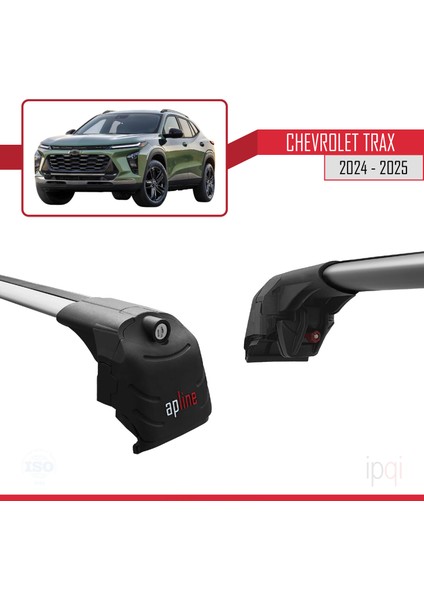 Chevrolet Trax 2024-2025 Arası ile Uyumlu Ace-2 Ara Atkı Tavan Barı Gri 2 Adet modelleri