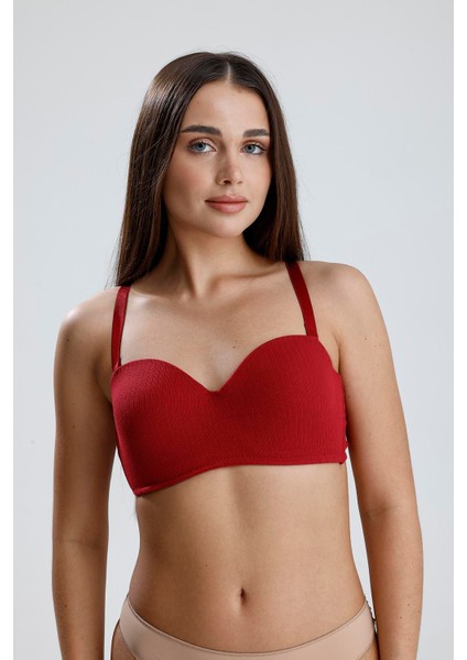 Basic Lotus Sütyen | Bordo 276