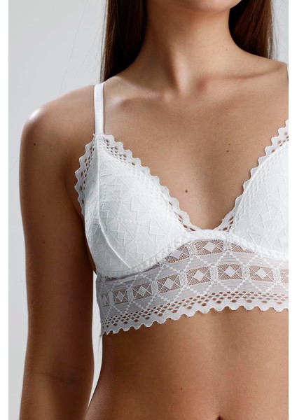 Dantel Detay Bralet Takım | Ekru 282 fiyatları