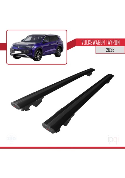 Volkswagen Tayron 2025 ve Sonrası ile Uyumlu Hook Model Ara Atkı Tavan Barı Siyah 2 Adet fırsatları